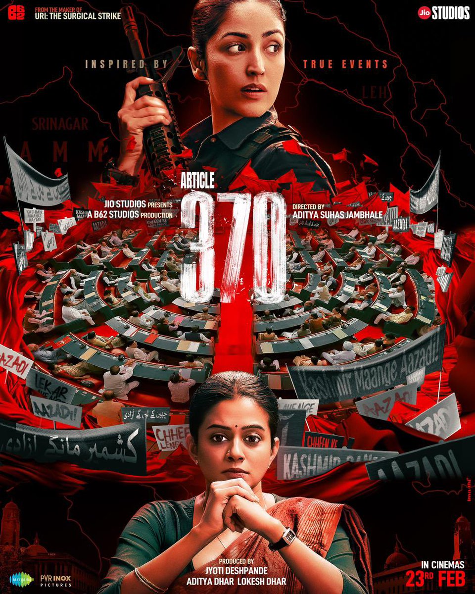 Here is our take on the #netflix film #article370 starring #yamigautam, #priyamani and #arungovil: youtu.be/gkPjw6eLP_A. Do chime in your thoughts about the same. @netflix #article370onnetflix #article370movie