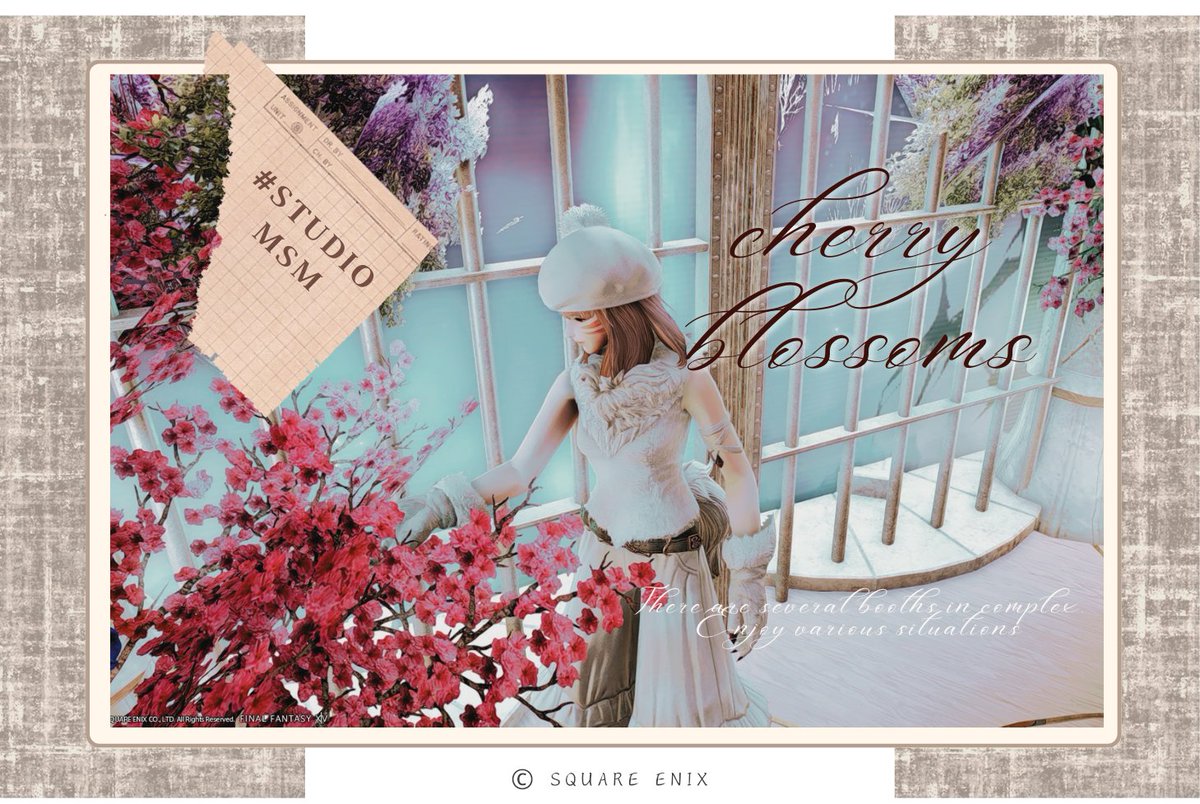 FF14_MSM's tweet photo. ◆◇◆SS image sample◆◇◆

western entrance &amp; cherry blossoms

以下でスタジオ公開中

https://t.co/jfhbUXSOBI

#FF14SS #studioMSM #MSM_FF14 https://t.co/hedYcEvqgs
