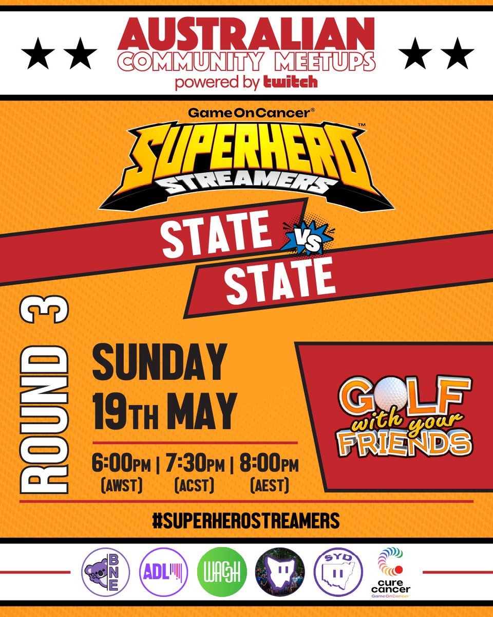 aussie_rusty's tweet image. Time to show that QLD is the better state.

@TwitchBrisbane #curecancer #gameoncancer