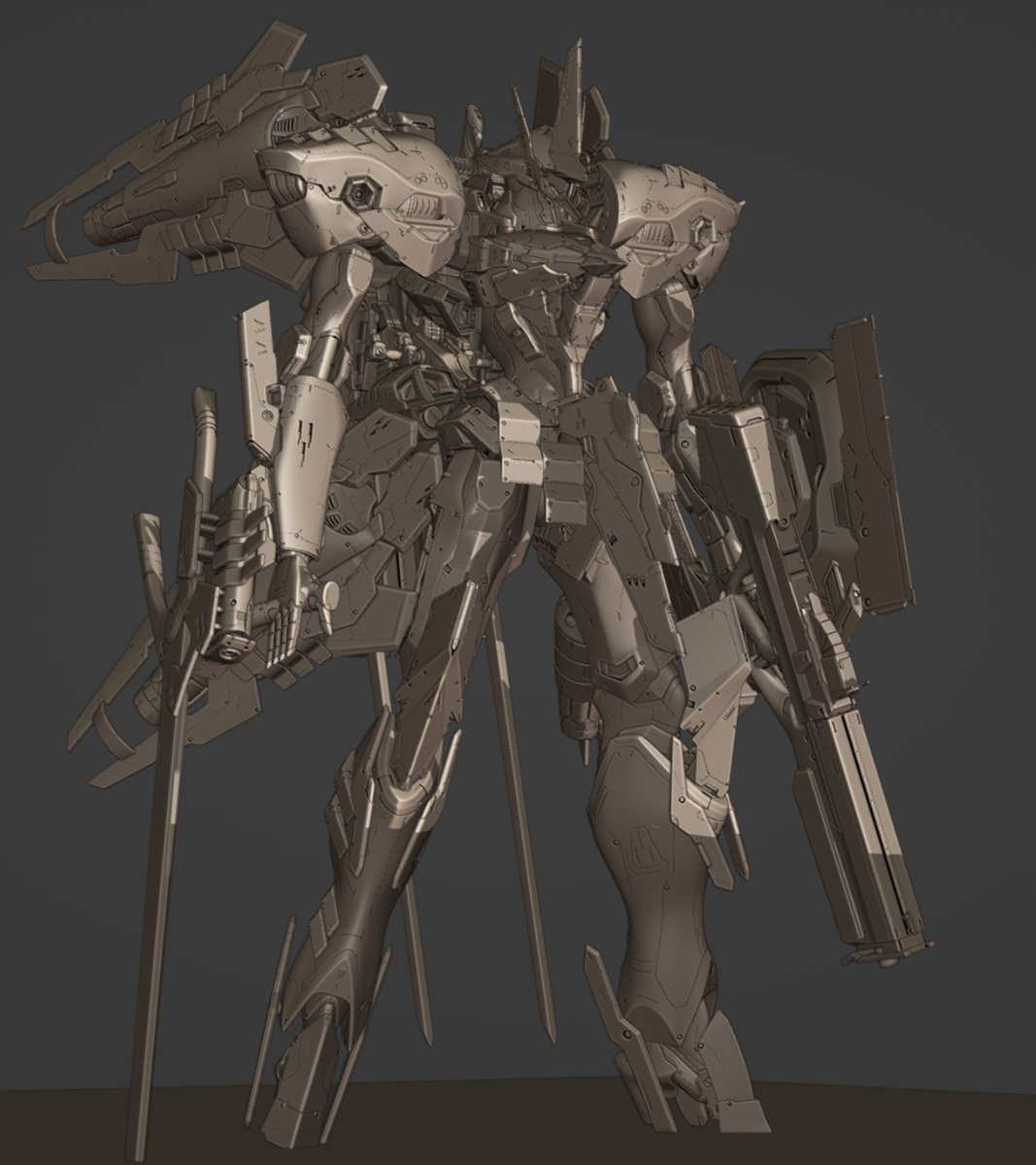 F-47イシュクル 進捗 ついに！！モデリング終わり！！！ 長かった