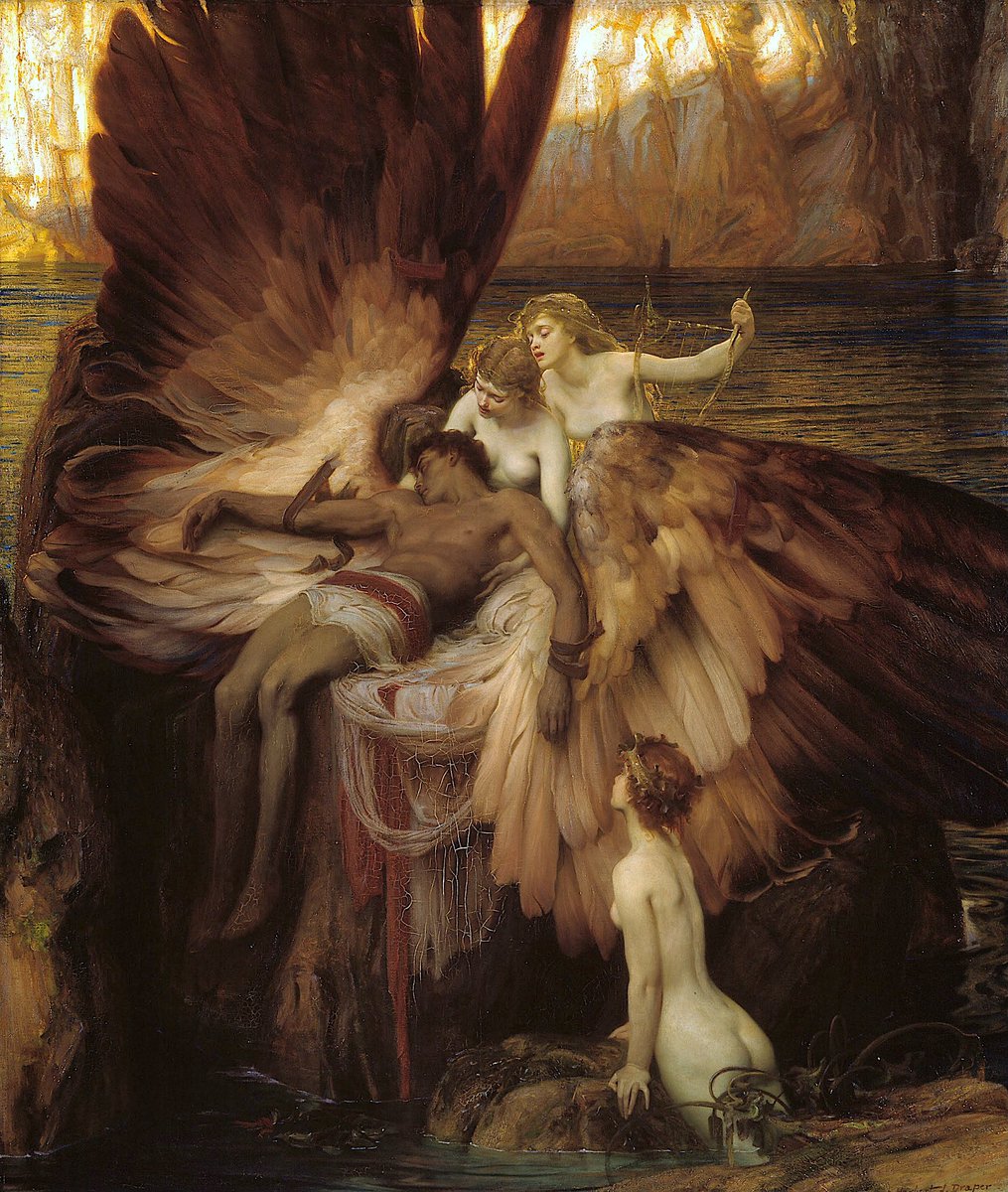 'El lamento por Ícaro', del pintor inglés Herbert James Draper (1863 – 1920).