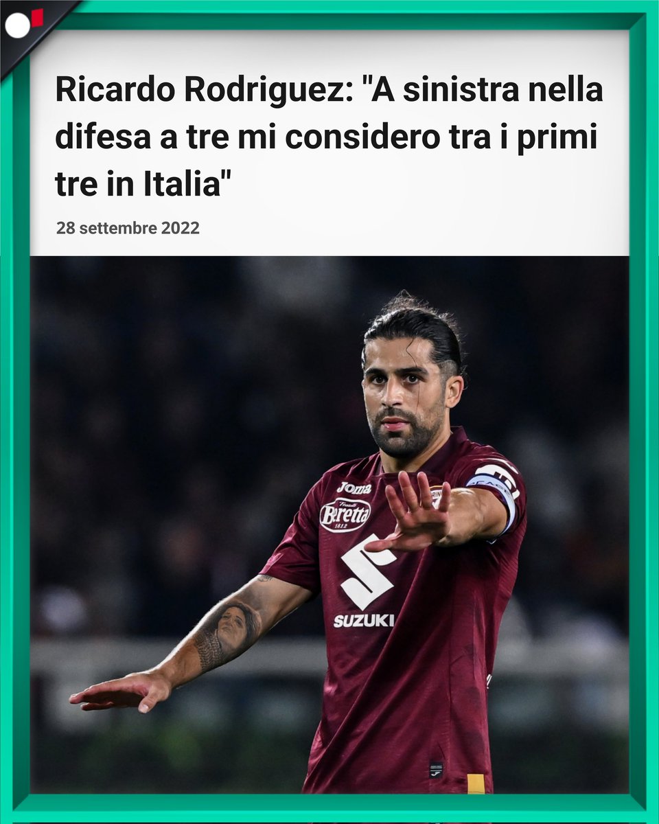 CB_Ignoranza's tweet image. Buongiorno.

#RicardoRodriguez #SerieA #Torino #Milan