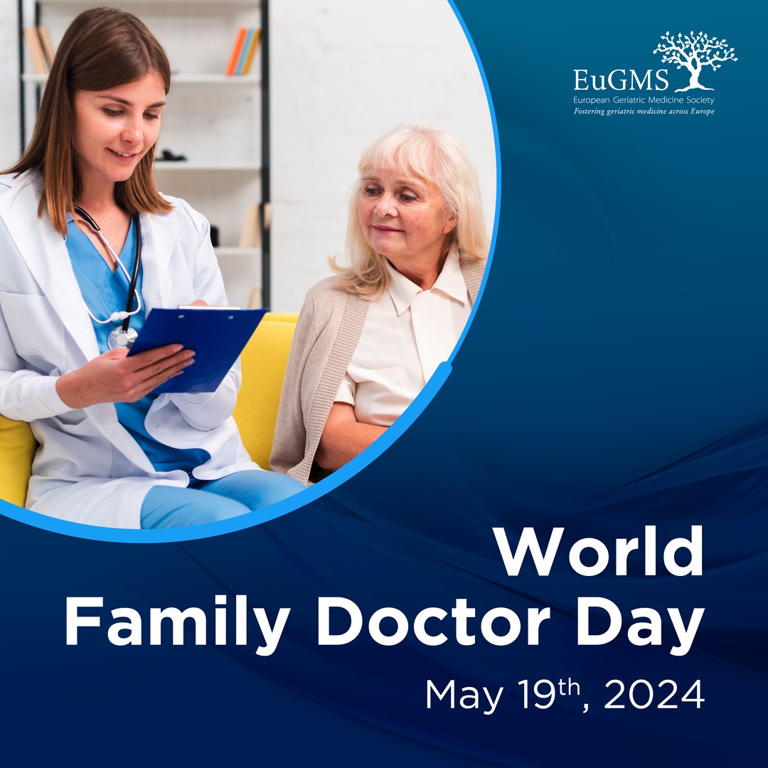 Today we celebrate World Family Doctor Day!🎉 It is well known that family doctors play an extremely important role in caring for older people. #EuGMS resources for family doctors. ➡️ PROGRAMMING CA21122 cost-programming.eu ➡️ 20th Congress eugms2024.com