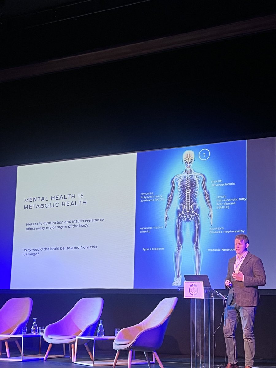 ‘Mental health is metabolic health. Metabolic dysfunction and insulin resistance affect every major organ of the body. Why would the brain be isolated from this?” - so true! ⁦@IainCampbellPhD⁩