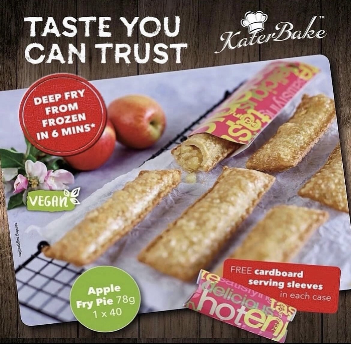 Taste you can trust - press play & Light, crispy pastry, subtly-spiced apple filling! The perfect sweet treat for your fast food menu When will you serve yours? For information >> library.myebook.com/FryMag/fry-may… @centralfoods #spice #apple #fry #fishandchips #restaurant #takeaway