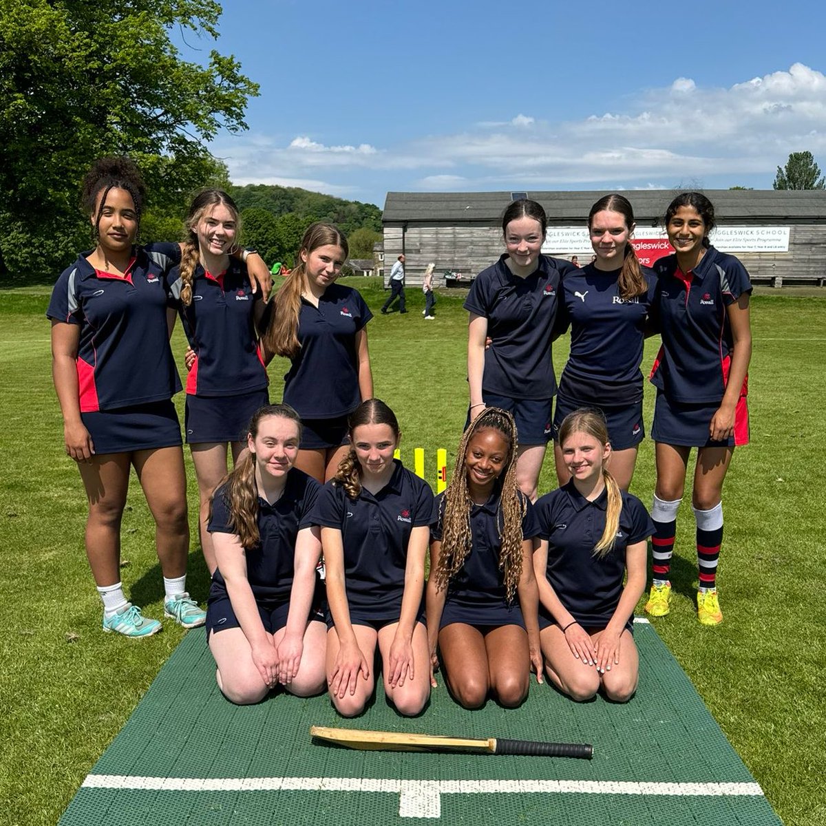Rossall_Cricket's tweet photo. An excellent day of Girls cricket yesterday with wins for the 1st XI, U14s, U13s and U12s. Lots of fantastic performances with Player of the Match awarded to Nyasha (U14), Isabelle (U13) and Matilda (U12) https://t.co/SgjntH6Cjq