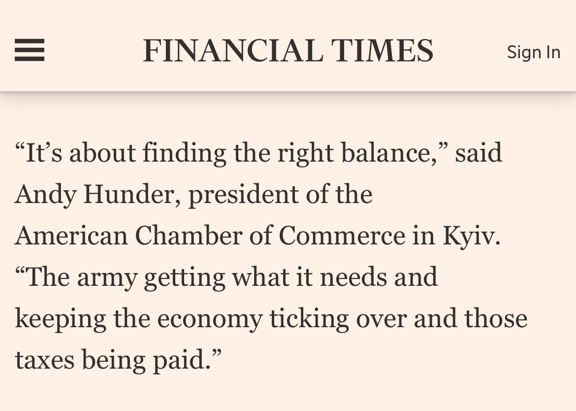 Quote on today’s ft.com about military conscription and funding Ukraine’s economy ft.com/content/8880fe…
