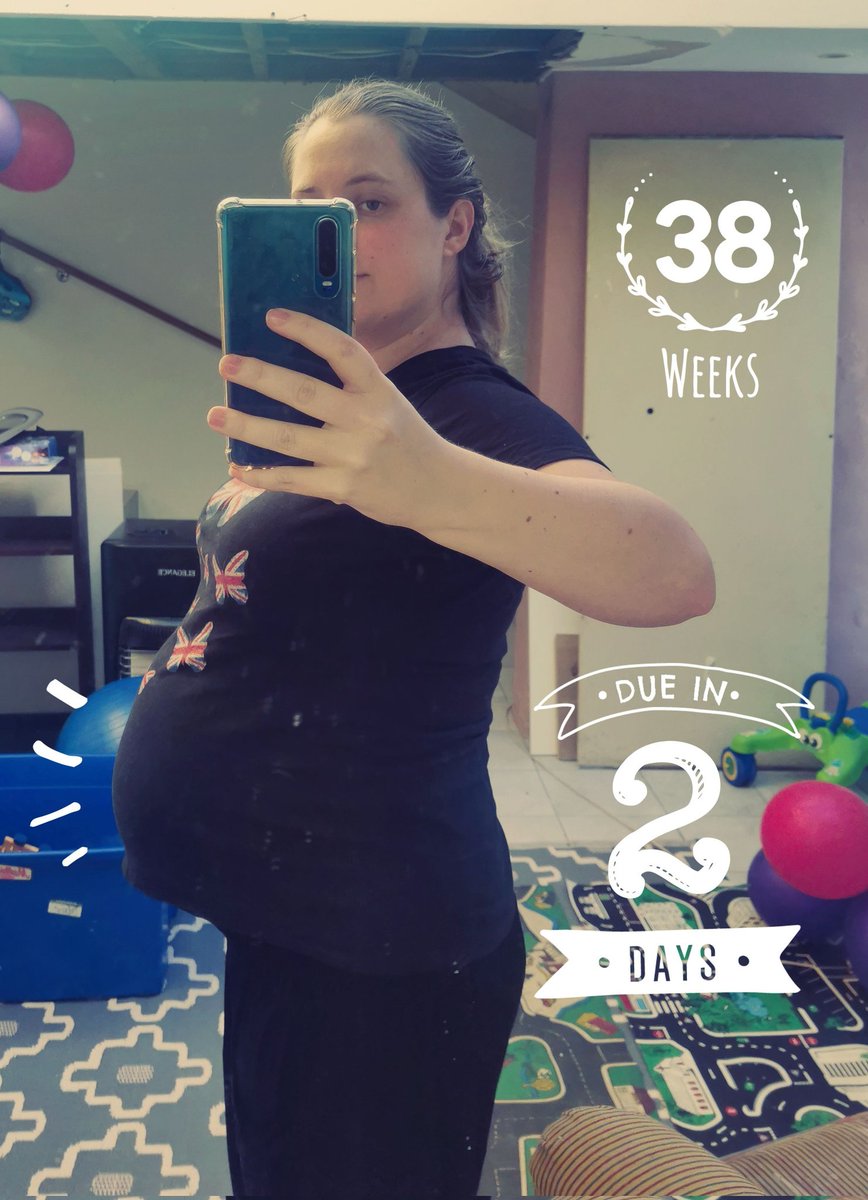 Hay_Haylstorm's tweet image. Second last day of being pregnant 💙 Only been on maternity leave for 5 days and wish I had more time to rest 😅 Quite uncomfortable now lol This has officially been the longest I've been preggies (1st baby storm came at 37 weeks) #38weekspregnant #workingmom