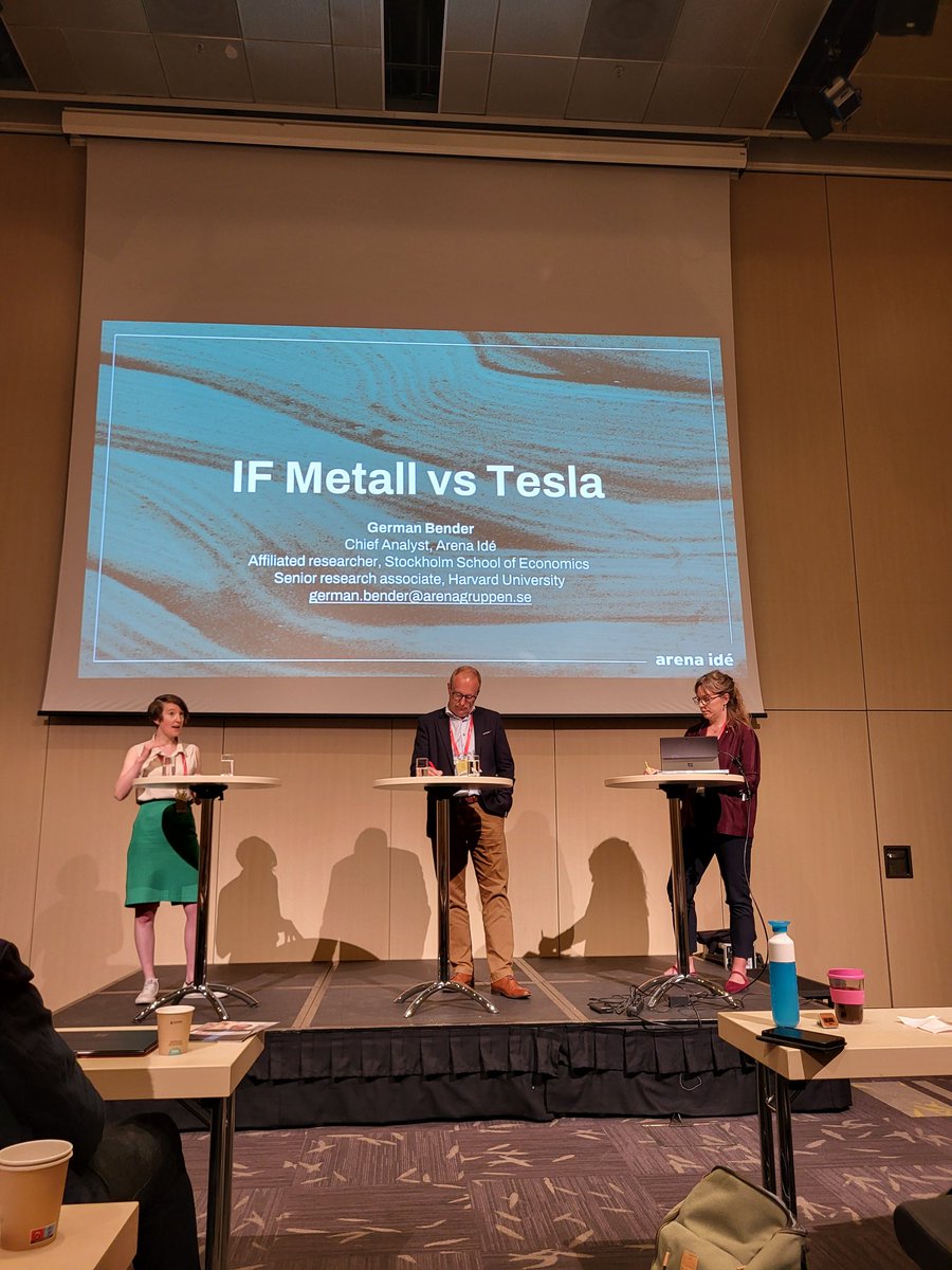 Excellent panel on the fight of @ifmetall in #Tesla and with contributions by @TUCGlobal and @ElorantaJa on the #righttostrike, under attack especially by right wing governments. International solidarity and action needed more than ever. Thanks @LOSverige @LOInternation