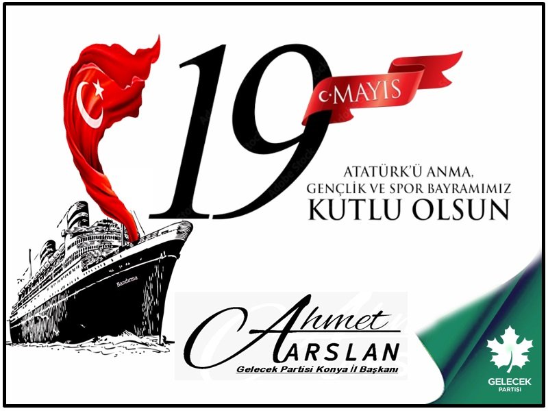 Rica ile, merhamet dilenmekle bir millet ve devletin şeref ve istiklali kurtarılmaz. Türk milleti, gelecek nesiller için bunu unutmamalıdır. 19 Mayıs güven, sevinç ve hareket günüdür.' Geleceğimizin teminatı Gençliğimizin 19 Mayıs Atatürk'ü anma Gençlik ve Spor Bayramı'nı