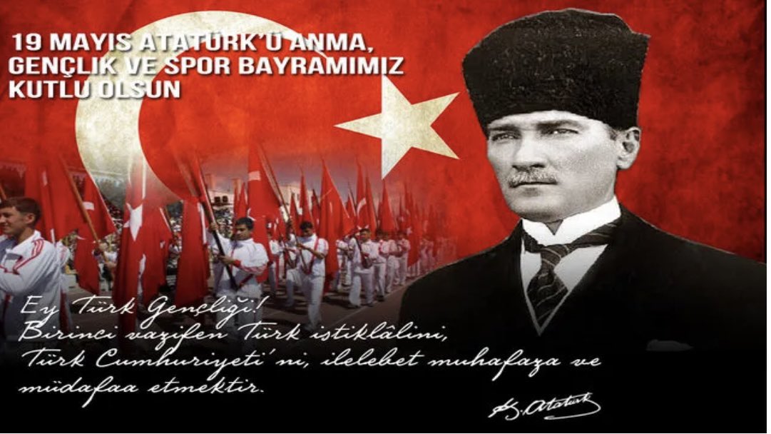 #19MayısAtatürküanmagençlikvesporbayramıkutluolsun