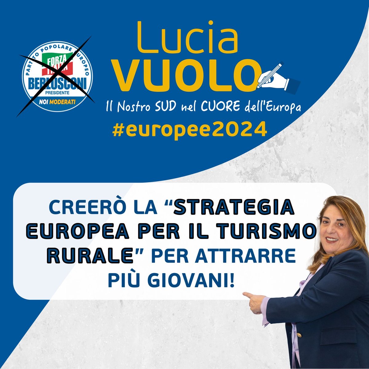 #Turismo: le zone rurali devono diventare attrattive per i #giovani! Mi farò portavoce della nuova Strategia europea per il turismo rurale! #VUOLO #scriviVUOLO #votaVUOLO #DonneInEuropa #europee2024 #ilSUDnelCUORE