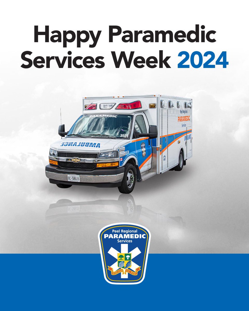 It’s Paramedic Services Week!!!

A time to recognize, celebrate and thank all members of @Peel_Paramedics who dedicate their lives to improving the lives of the residents of @regionofpeel