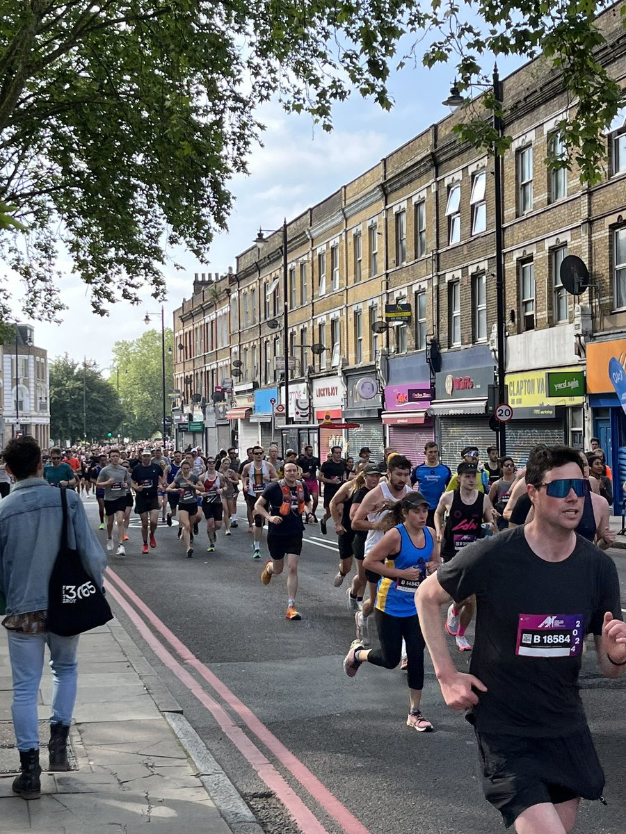 Good luck to everyone running in the #HackneyHalf today. 🏃‍♂️