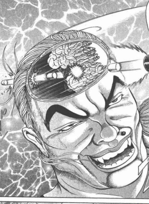 Yujiro once manually maneuvered his own brain to literally dodge a bullet at point blank range.

He would no sell Gojo's infinite domain, shrug off Sukuna's cursed techniques by flexing his pectorals, and destroy Mahoraga before he could adapt.