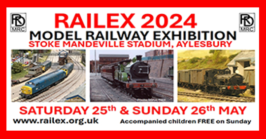 Save the date! Railex '24 Model Railway Exhibition is on May25/26 @ #StokeMandevilleStadium. Accompanied kids get in free Sunday. Go to i.mtr.cool/gsuzmdslqp #Railex2024 #ModelRailways #AylesburyEvents Boost your brand #ledscreens #fidigital #cornermedia #beremembered