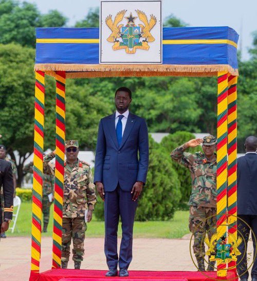 I was an ECOWAS Election Observer in Senegal when he was elected President.  Great to see him visit Ghana 🇬🇭 as he begins to solidify his leadership role in his country. I wish him well 🙏🙏🙏