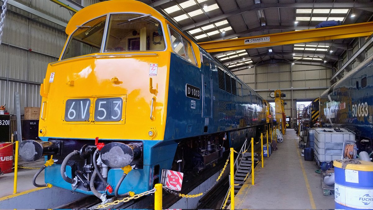 svrofficialsite's tweet photo. It's the fourth and final day of our #springdieselfestival It's a beautiful morning here in Kidderminster. If you haven't visited our Diesel Depot yet, you can at The Fifty Fund sales stand on the concourse. Places fill up quickly!
@SVRDiesels
Pics: Dave Redbourne https://t.co/8Kep7fqq2c