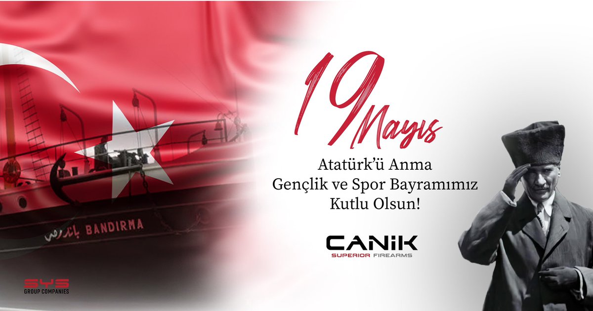 19 Mayıs Atatürk’ü Anma, Gençlik ve Spor Bayramımız Kutlu Olsun!