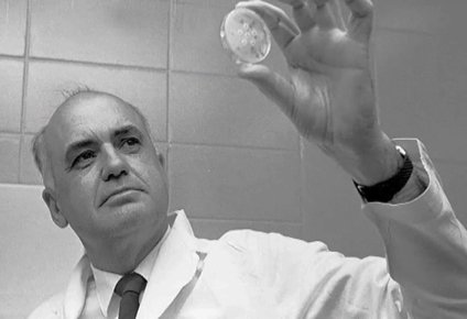 This is Maurice Hilleman, the biologist who developed over 40 vaccines, among which measles, mumps, hepatitis, chickenpox, meningitis and pneumonia. 

An unparalleled record of productivity that saved more lives than any other scientist of the XX century.