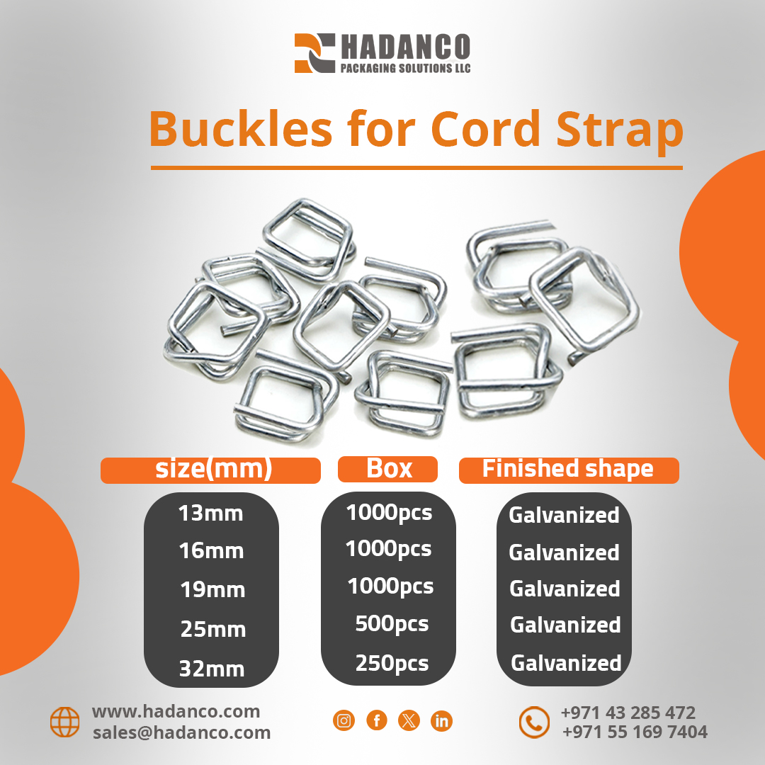 Hadanco_dubai's tweet photo. Are you looking for a strong, secure, and reusable way to strap cords?
#Hadanco_packaging_solutions is your right destination 
we provide you with the best quality buckles in various sizes.

#Hadanco offers you the right solution for Packaging solutions

call us now at 04328 5472 https://t.co/BmGmAXt5wl