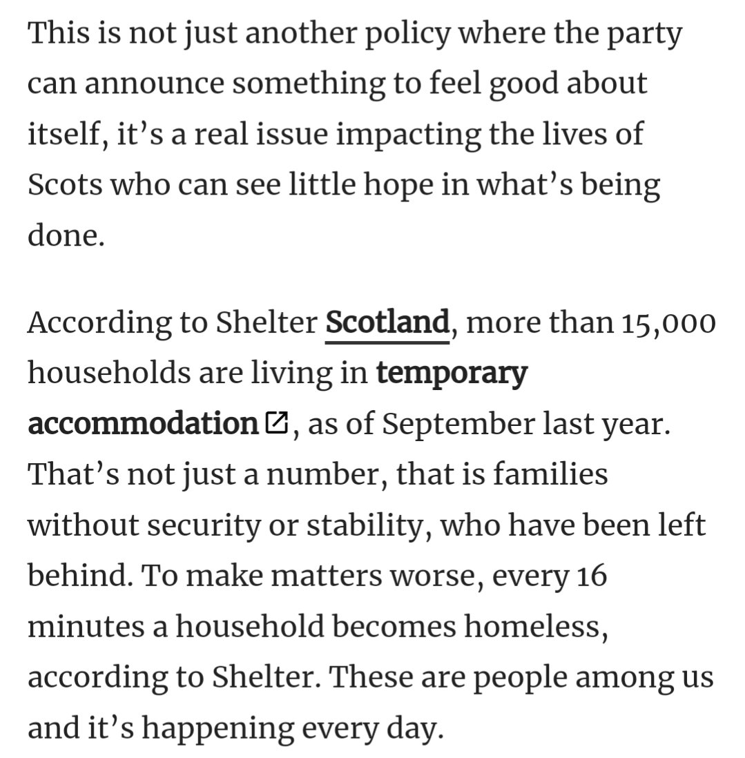 Wrote about the housing emergency in Scotland, a scandal that shames the SNP scotsman.com/news/opinion/c…
