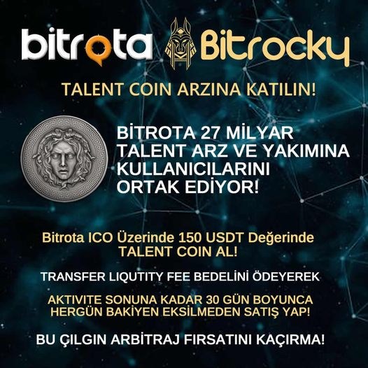 ognacRS7's tweet photo. $TLNT 🚀
#bep20
#ROTA
#GNS
#BTC
#ETH
#talenttoken
@BitrotaExchange
Kayıt 👇
https://t.co/dR5nUCHKxA https://t.co/8FMinf0UiZ