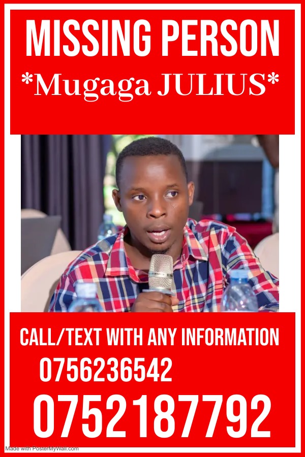 Sad news for the loss of this young man my best friend frm days of bigtalent (kenzo) till now
Lecturer at Muk very intelligent I used to call him professor 
Rip Mugaga Julius
My condolence to Bigtalent family #rip bro
