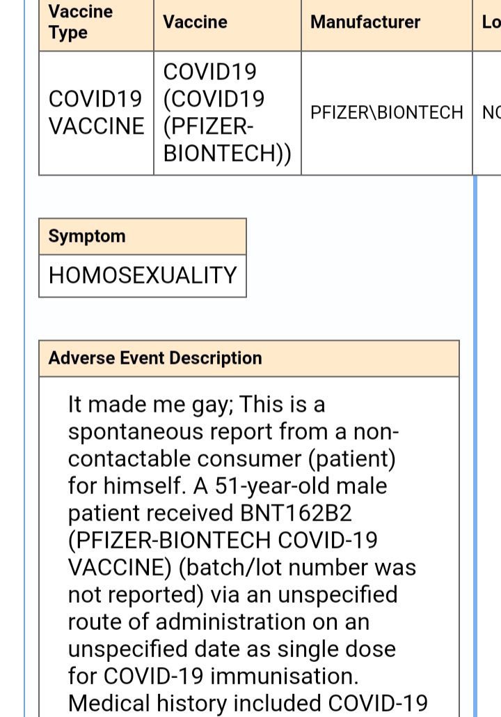 Antivaxxers “VAERS cannot be questioned about vax injuries. It is undoubtedly true and every report is a genuine adverse event” *The adverse vaccine events on VAERS;