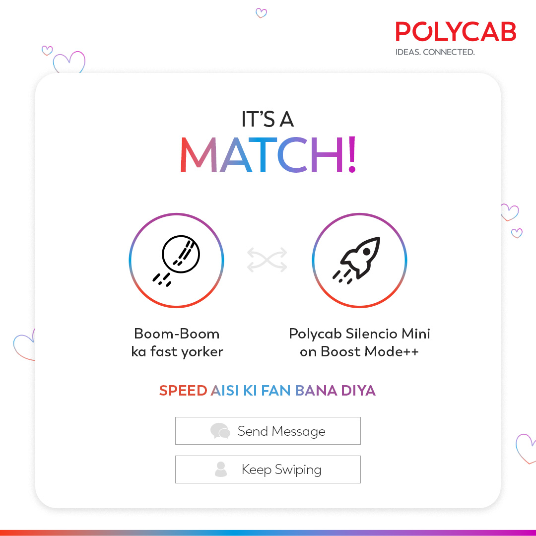 Just like a well-timed boundary shot, Polycab Silencio Mini Energy Saving Fans deliver powerful airflow and the perfect breeze for those intense match-watching sessions. Visit: bit.ly/3QGqrtY #Polycab #IdeasConnected #PolycabSilencioMini #Cricket #T20