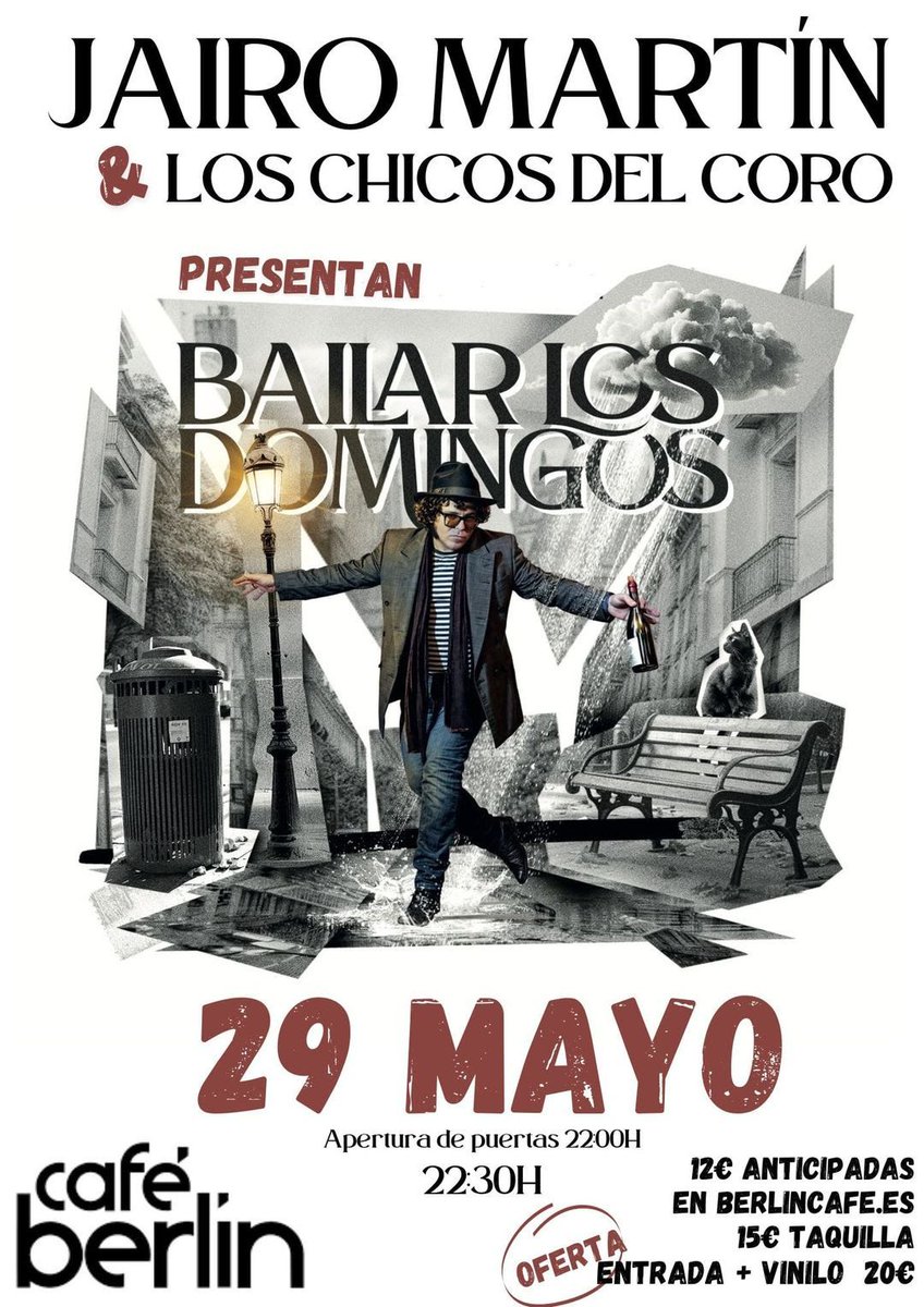 JAIRO MARTÍN presentará su nuevo disco en el Café BERLÍN #CafeBerlin #DLM 

➡️doce-lunas-musicales.webnode.es/tenemos-una-ci…