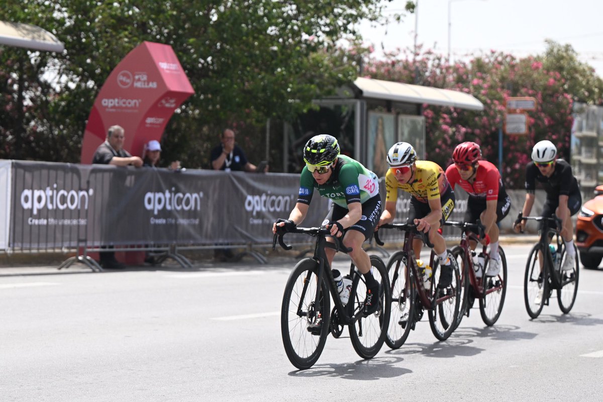 ♦️Points Jersey Elval Colour ♦️
RESULTS sprint 2

🥇155. Nícolas Sessler | Victoria Sports Pro Cycling Team 3pts 
🥈135.VANDENBULCKE Alex | Tarteletto - Isorex 2pts 
🥉102.BUDZIŃSKI Tomasz <a href="/MazowszeCycling/">HRE Mazowsze Serce Polski 🥇🇵🇱</a> 1pt

The gap is stable : 5🚴🏼‍♂️↔️1:05↔️peloton 

#tourofhellas #ΙToH2024