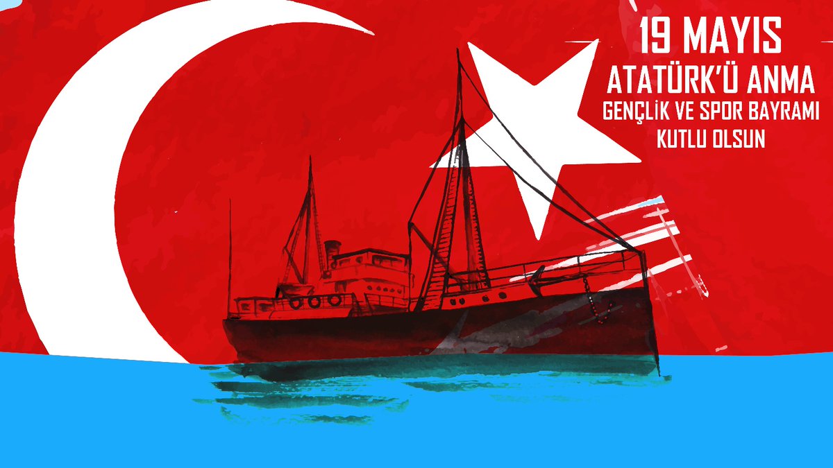 📢 19 Mayıs Atatürk'ü Anma Gençlik ve Spor Bayramı Kutlu Olsun! 🇹🇷🇹🇷🇹🇷 #MustafaOtrar