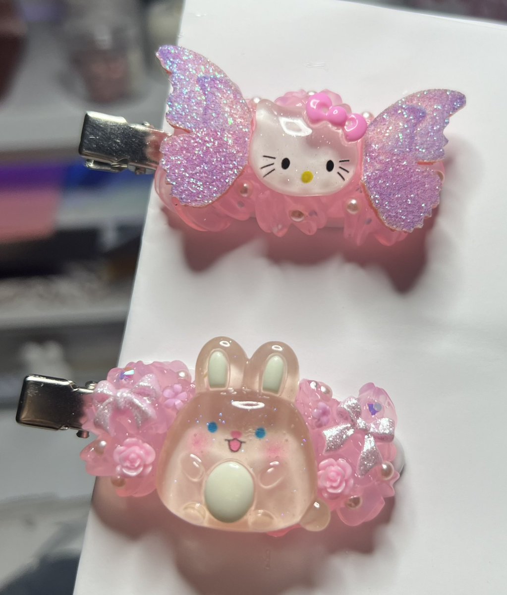 decoden hair clips experiments 👻