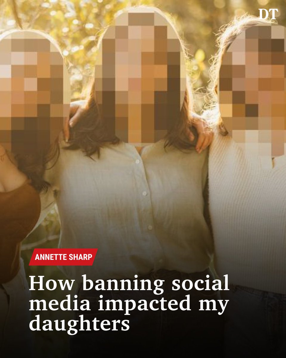 Annette Sharp asks her daughters how the social media ban she introduced in 2014 impacted their lives. Here's what they think: bit.ly/3wK63Cj