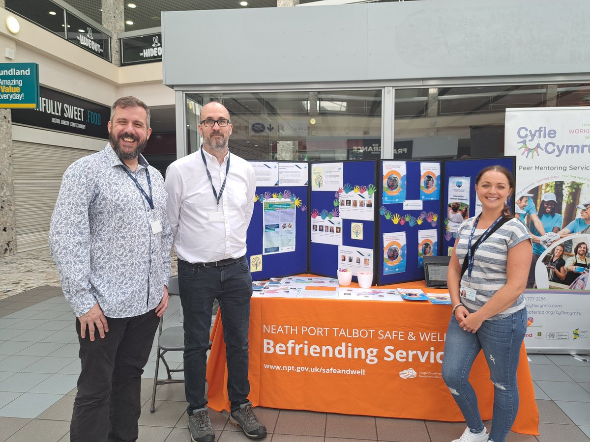Mental health is just as important as physical health. That's why we attended a #MentalHealthAwarenessWeek event in Aberavon to champion mental health with local charities. We support our members and their communities. 💪