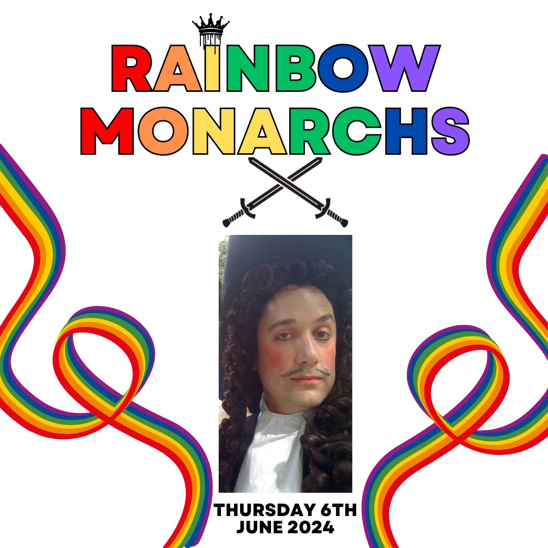 Rob Forknall, from Changeling Theatre, will be giving a talk at Maidstone Museum on the story of Great Britain’s famous queer monarchs. For more information and tickets: museum.maidstone.gov.uk/whats-on/event… #MaidstoneMuseum