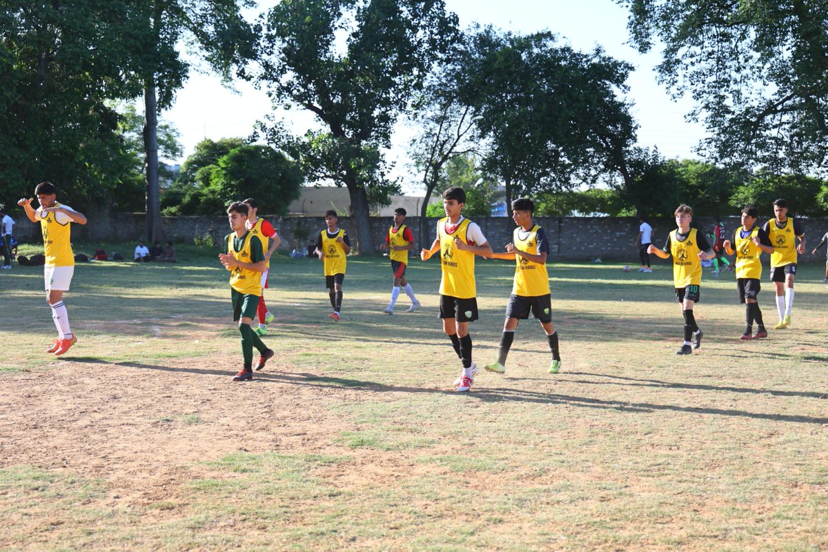 The first training camp for the Pakistan Street Child Football Team, after nationwide trials, is underway at the Muslim Hands Football Academy in Mirpur, Azad Kashmir. These talented players are set to shine at Europe's biggest youth football league, Norway Cup 2024!