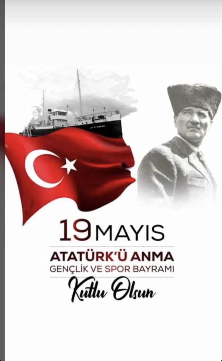 19 Mayıs Gençlik ve Spor Bayramımız kutlu olsun ❤️#Atatürk