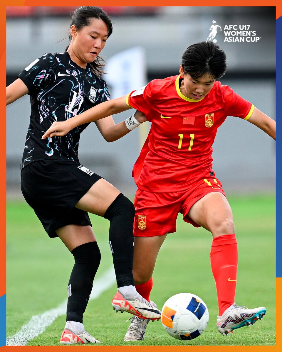⏰ FT | 🇨🇳 China PR 1️⃣-2️⃣ Korea Republic 🇰🇷 Casey Phair’s heroic brace earns Korea Republic the🥉 and a spot at the #U17WWC! #U17WAC | #CHNvKOR