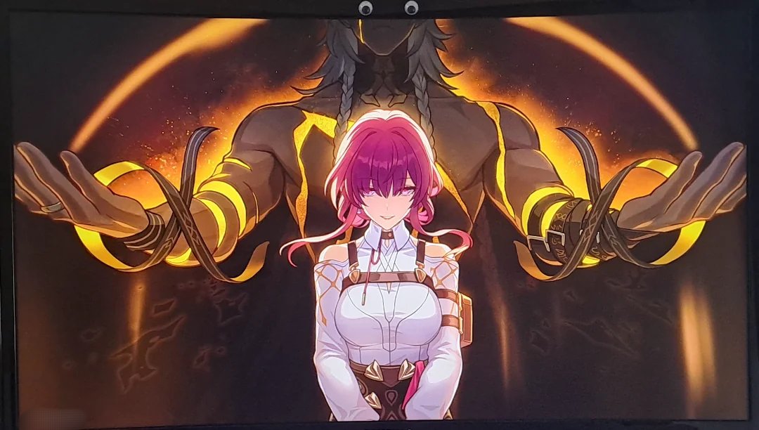 Ive had these googly eyes on my screen for ages. This is the best use of them. ©️ u/NO_ANGEL #Genshin #HonkaiStarRail #HonkaiImpact3rd