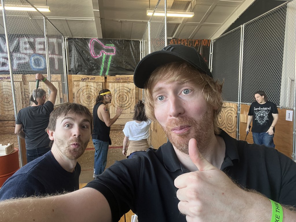 Last day in New Zealand. Celebrated with some axe throwing, they were taking ages so I was like, “Chop Chop”. UK & Ireland tour starts again soon with Bath, Dublin, Cork, Northampton & Tunbridge Wells!