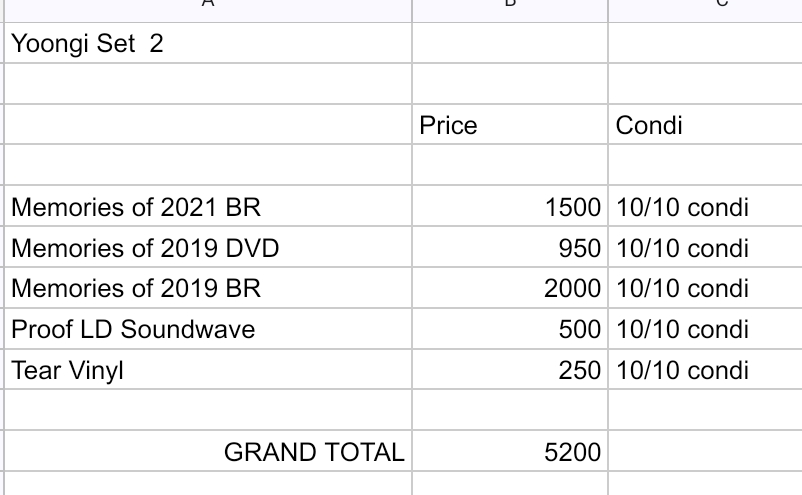 #j9selling wts lfb bts ph yoongi pcs onhand Selling as set only. Can host hatian (see video condi in threads) PAYO or 24 hours rfs: SEMI QS loc: Cebu mod: j&t mop: gcash only