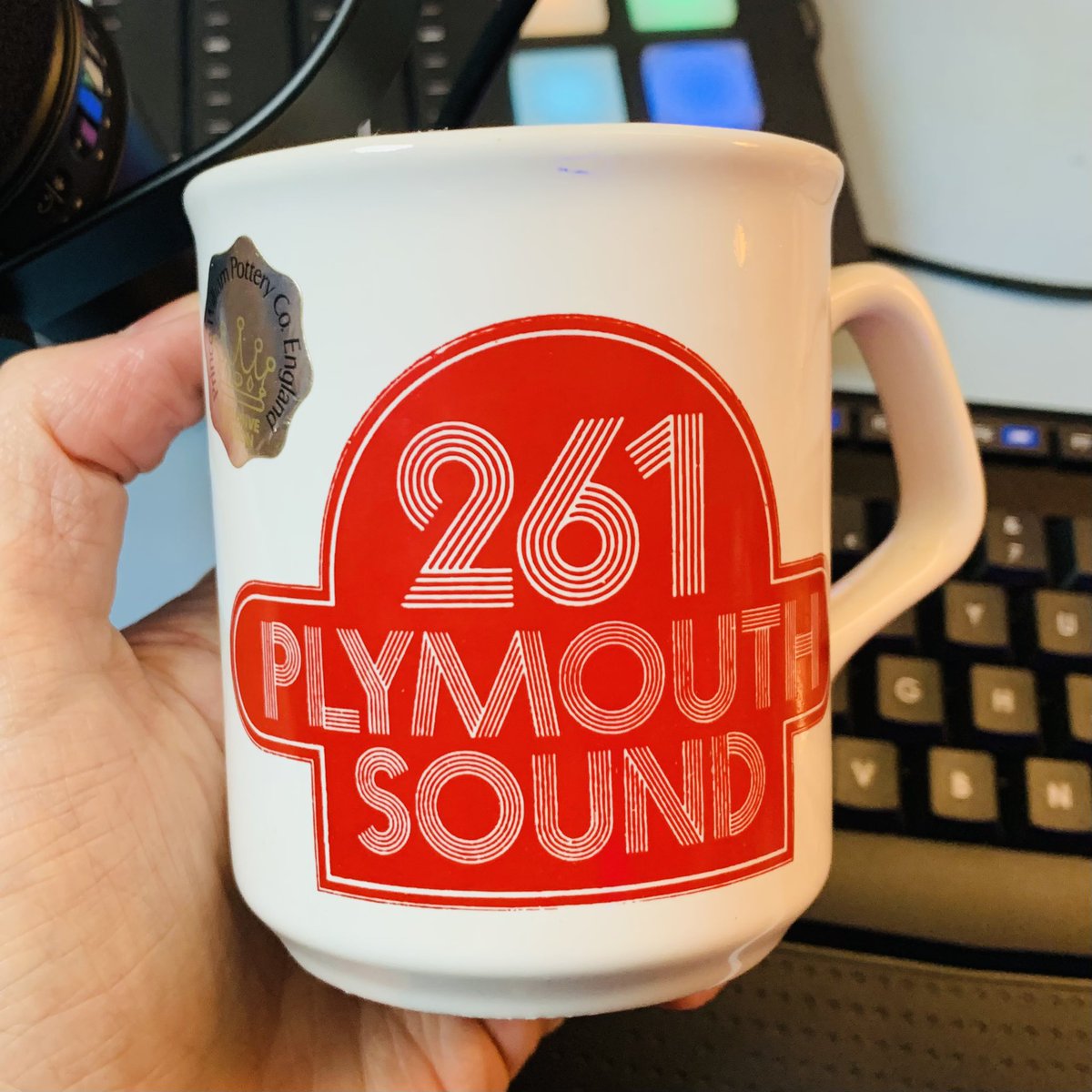 Happy 49th birthday #PlymouthSound #showusyourmugs - hear the launch @DavidLloydRADIO (mug credit @michaelwincott)