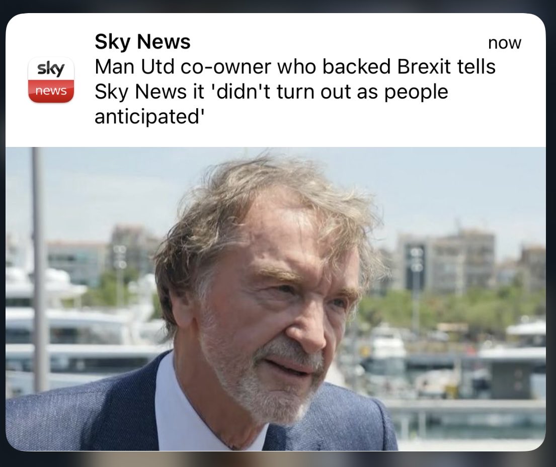 Funny that coz it turned out EXACTLY as we expected, you prick. #Brexit #JimRatcliffe