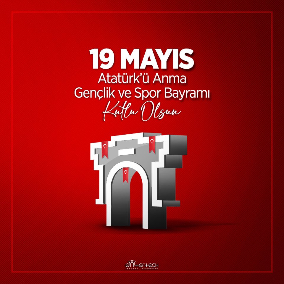 19 Mayıs Atatürk’ü Anma Gençlik ve Spor Bayramımız kutlu olsun!