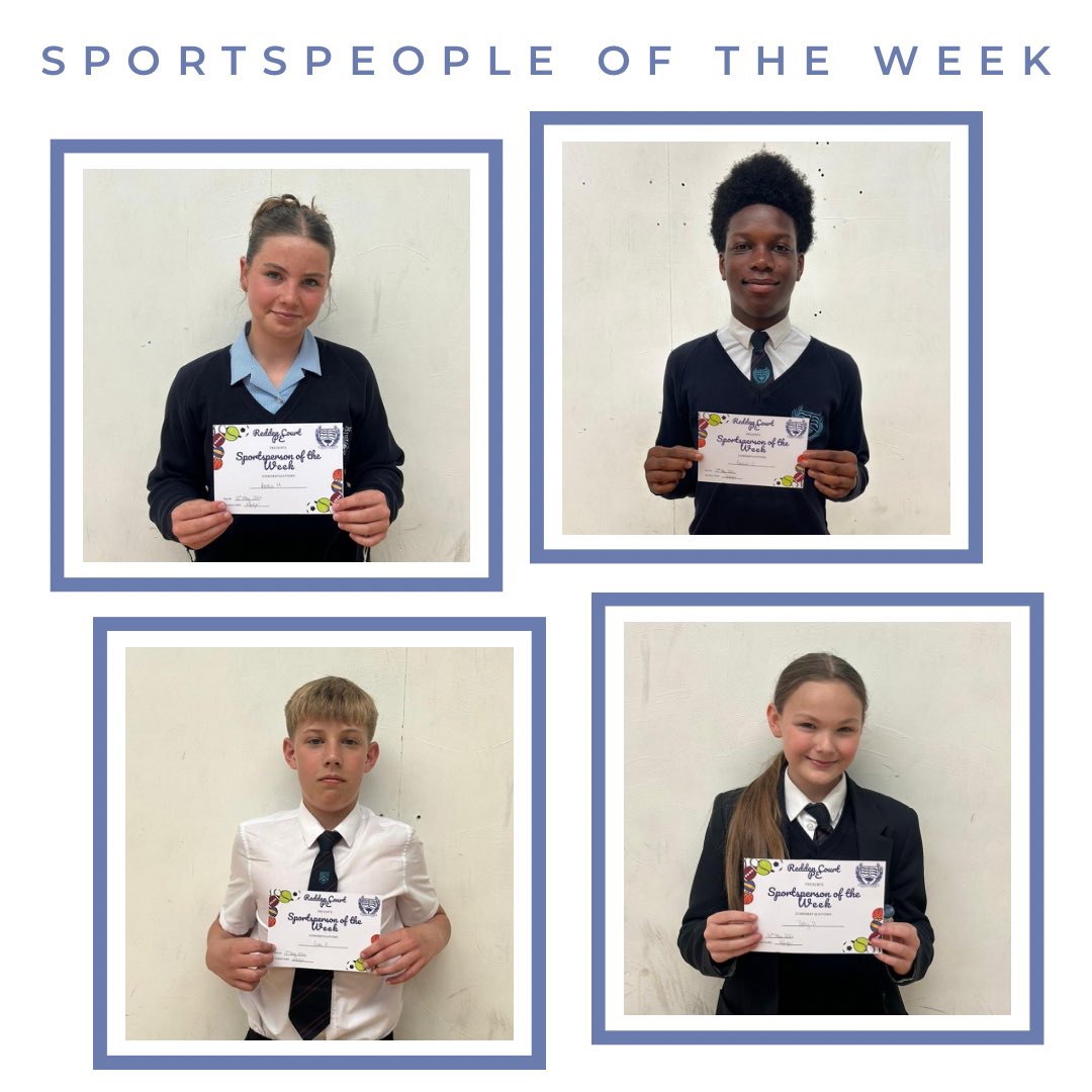 😎SPORTSPEOPLE OF THE WEEK😎