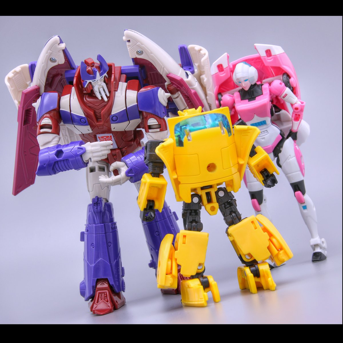 Alpha Trion, Arcee and Bee! #transformers #toyphotography
