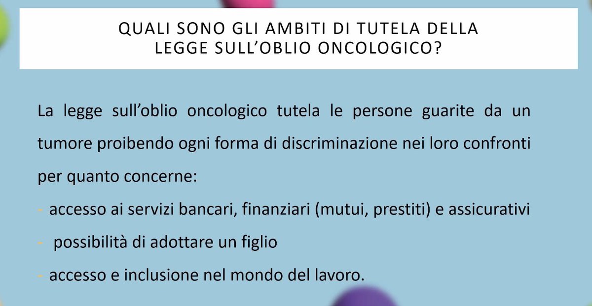 E. Iannelli (Segretario Generale FAVO): 'Circa un milione di persone in #Italia possono beneficiare delle tutele introdotte dal Diritto all'oblio oncologico'. #GNMO2024