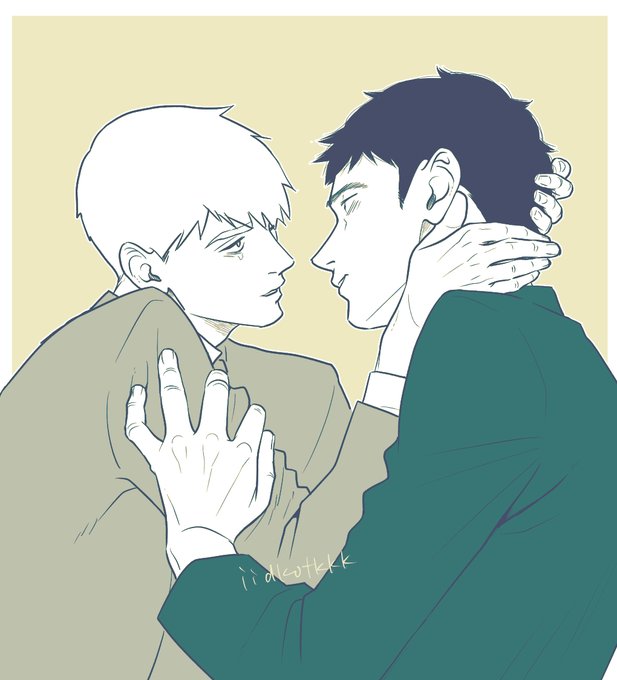 「looking at another yaoi」 illustration images(Latest)